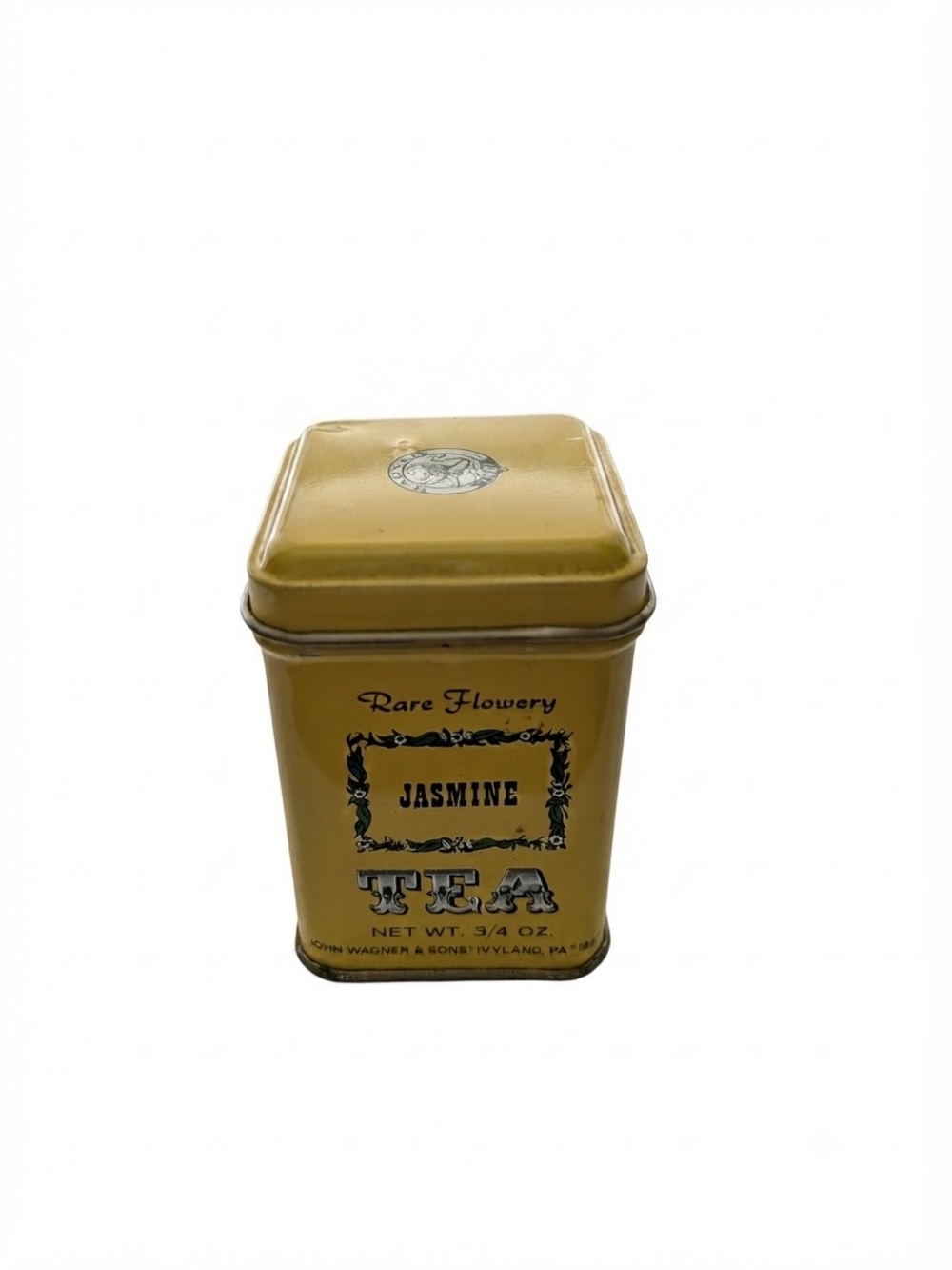 3/4oz. John Wagner & Sons Yellow Jasmine Tea Tin Canister